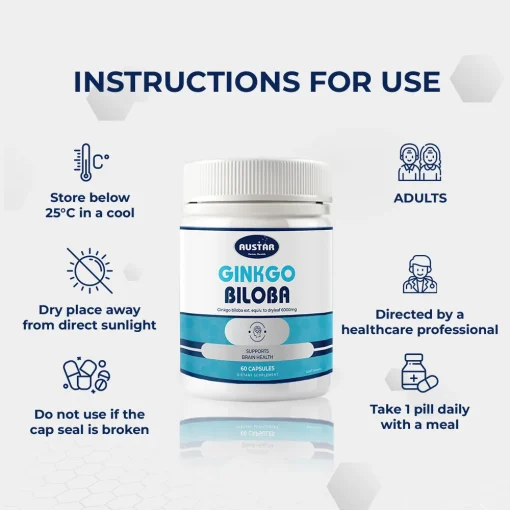 Ginkgo Biloba 6000MG ENG-Austar-pharma