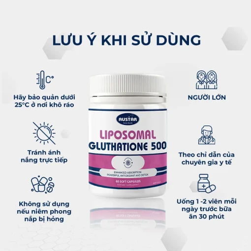 LIPOSOMAL GLUTATHIONE 500mg tv-Austar-pharma