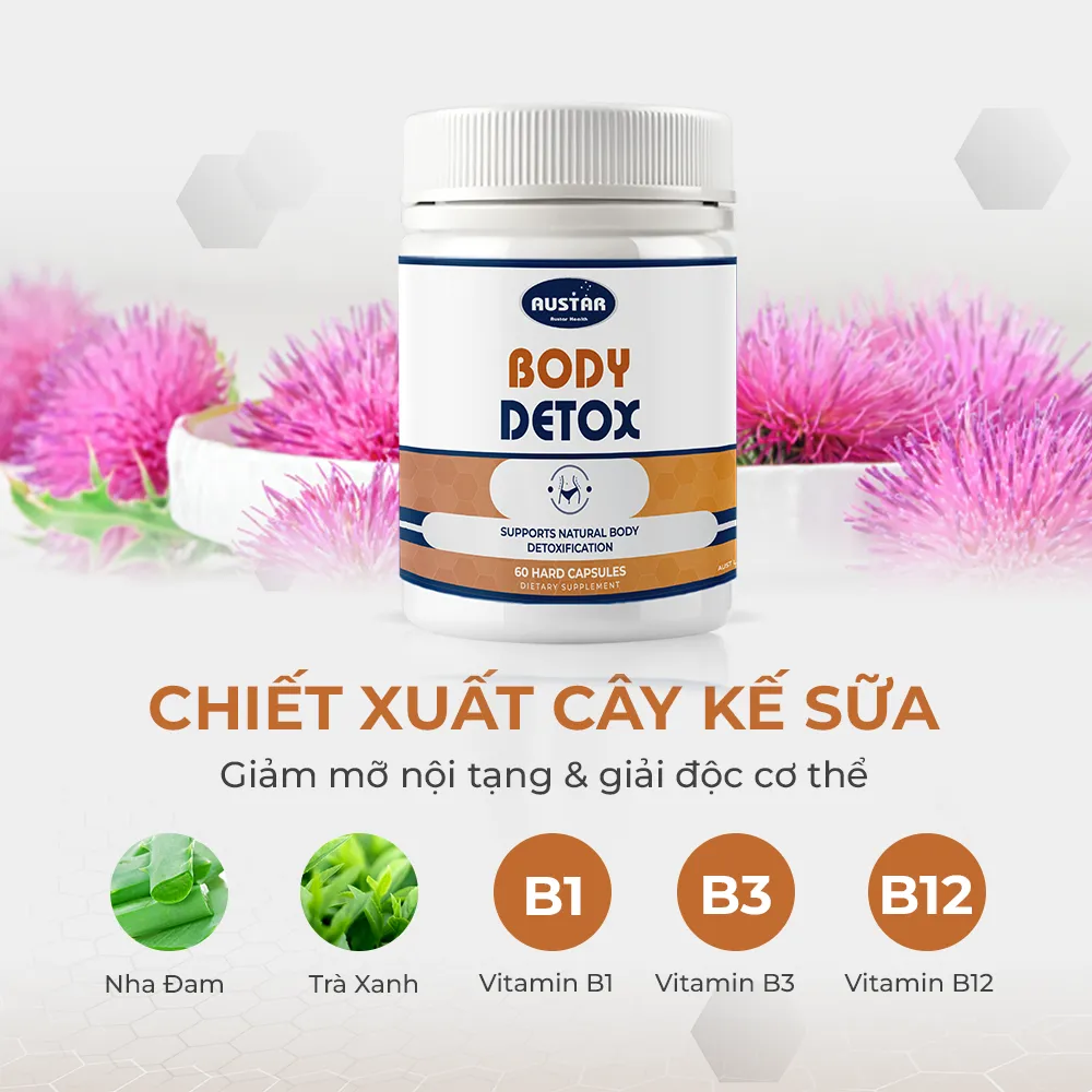 Viên uống hỗ trợ thải độc cơ thể Austar Body Detox
