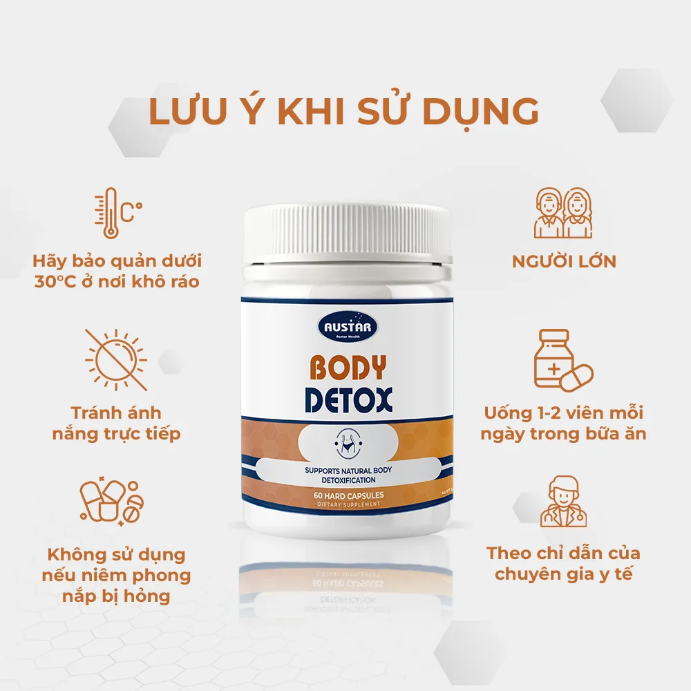 Hướng dẫn sử dụng Austar Body Detox hiệu quả