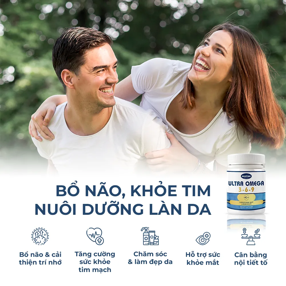 Viên uống Austar Ultra Omega 3 6 9 - Bí quyết ngăn ngừa lão hóa