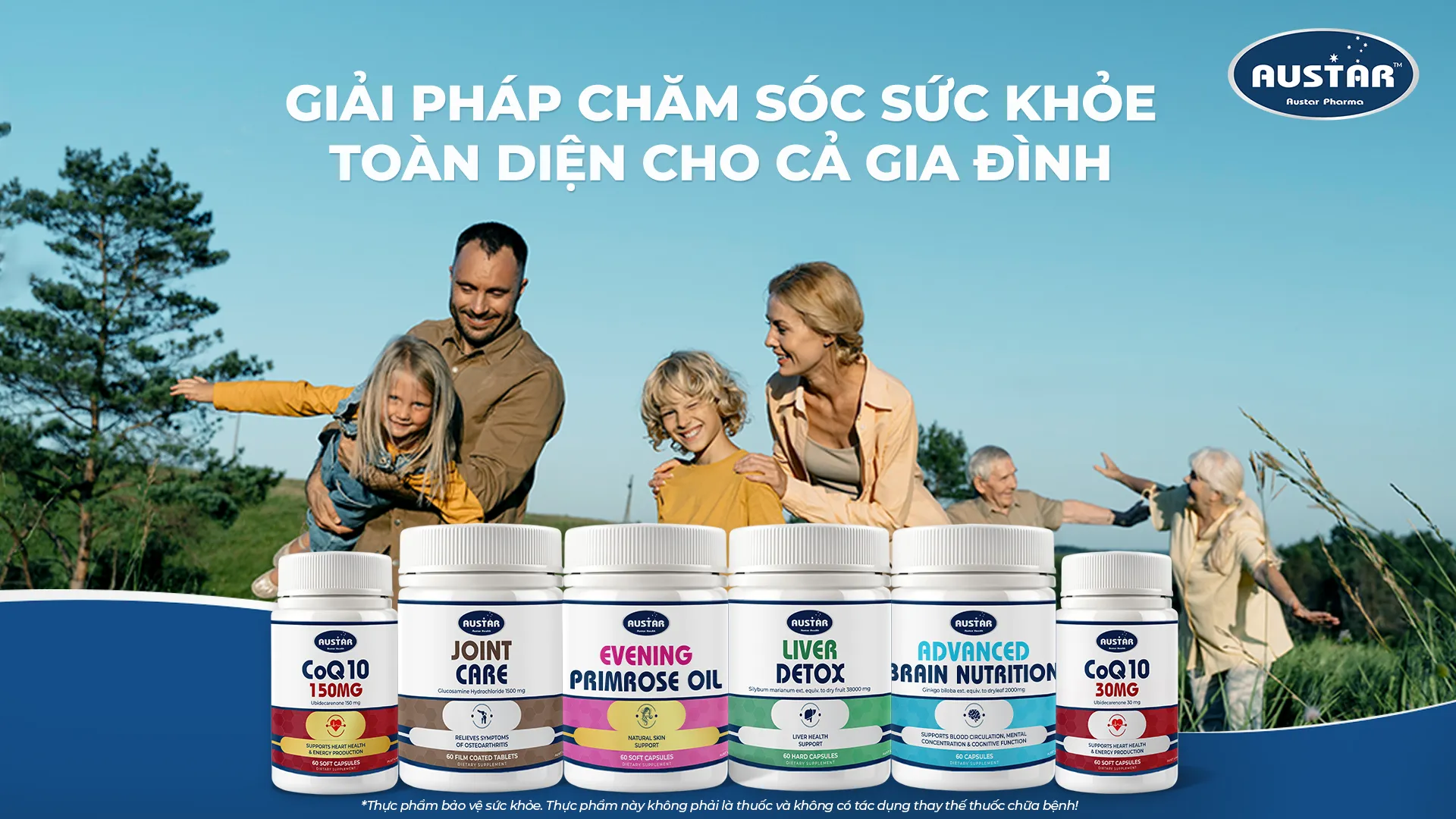 Austar Pharma Việt Nam cung cấp nhiều sản phẩm thực phẩm bảo vệ sức khỏe chất lượng