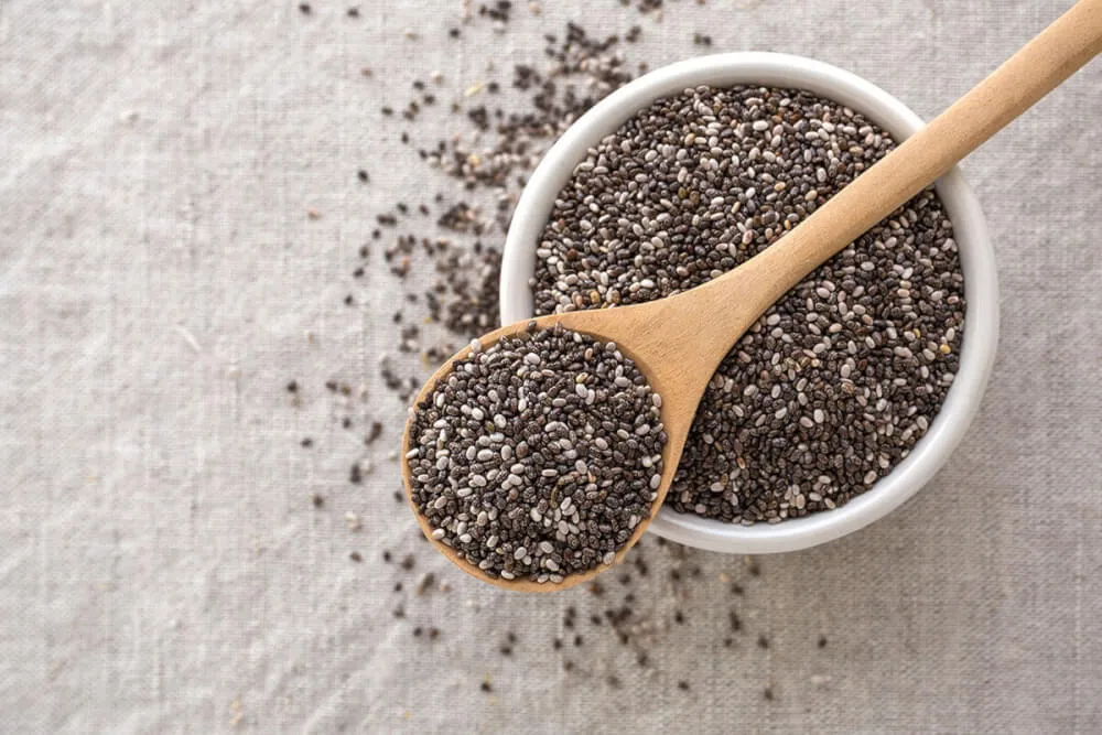 Hạt chia là một trong những thực phẩm thực vật giàu omega 3