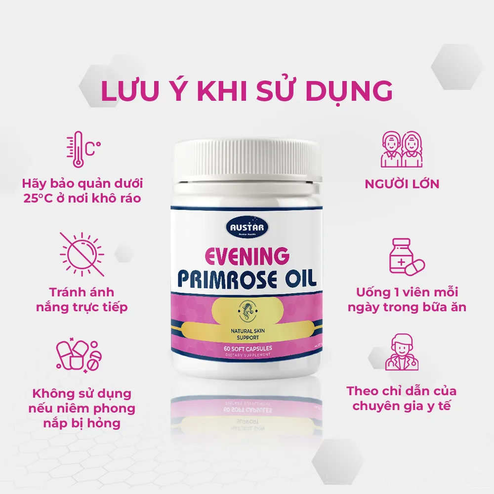 Hướng dẫn sử dụng Austar Evening Primrose Oil 