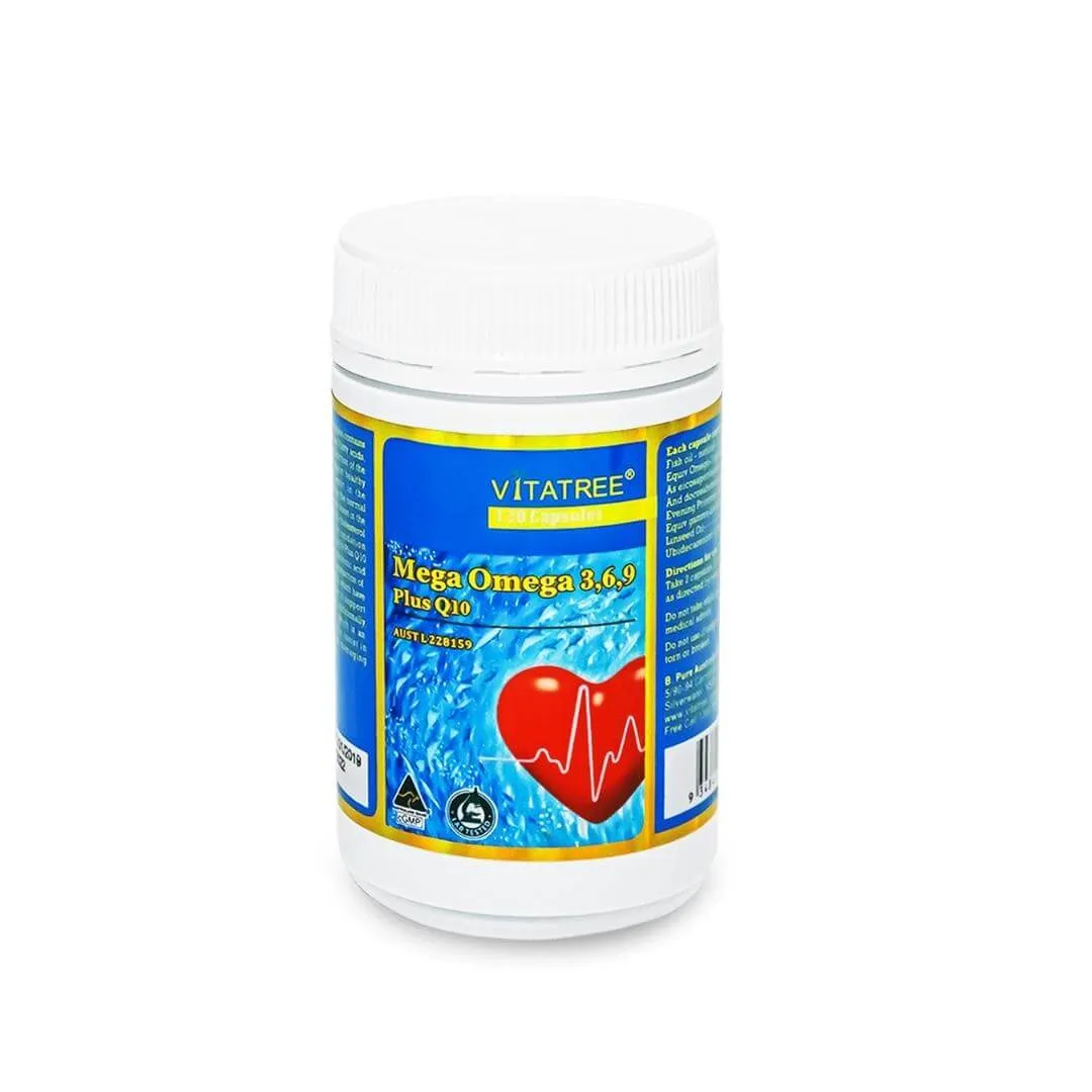 Viên uống Mega Omega 3-6-9 Plus Q10 Vitatree