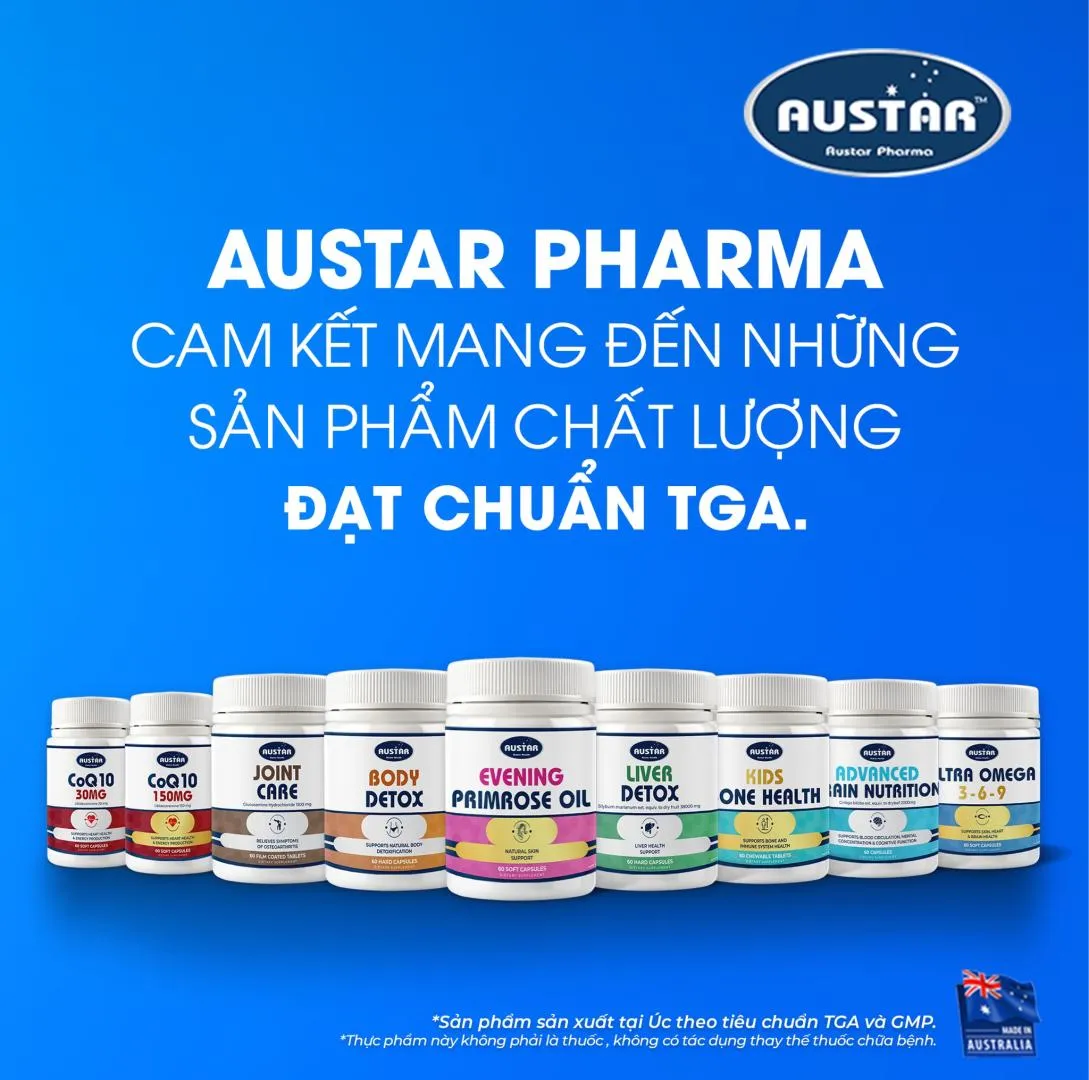 Austar Pharma - Thương hiệu thực phẩm bảo vệ sức khỏe hàng đầu tại Úc